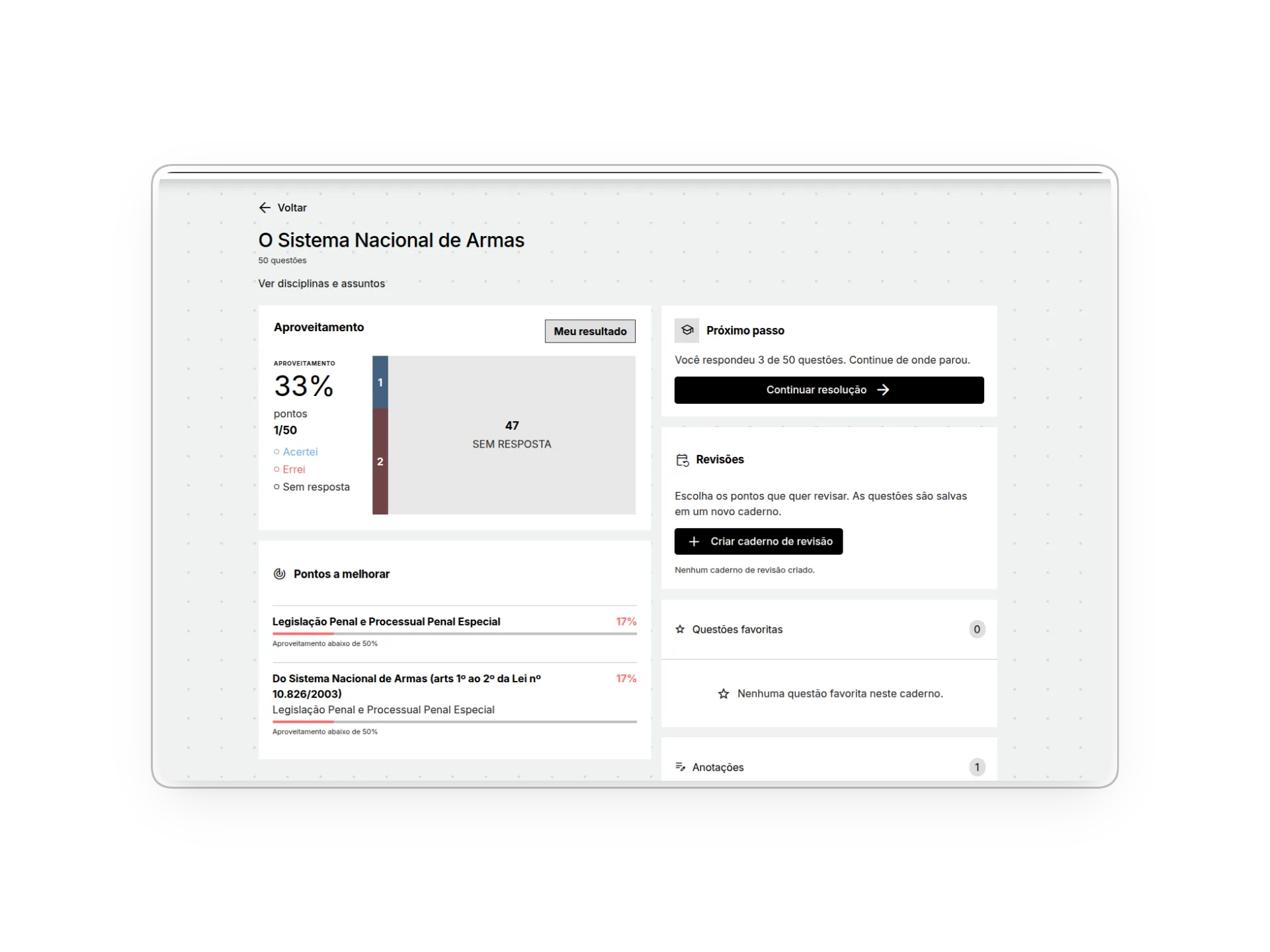 Caderno digital de questões